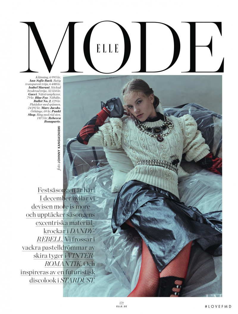 Michela Strate featured in Dandy Rebell, December 2016