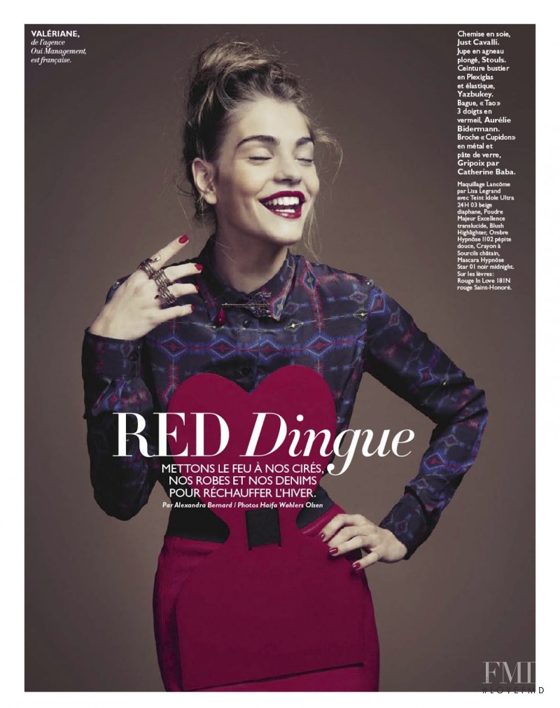 Valeriane Le Moi featured in Red Dingue, October 2012