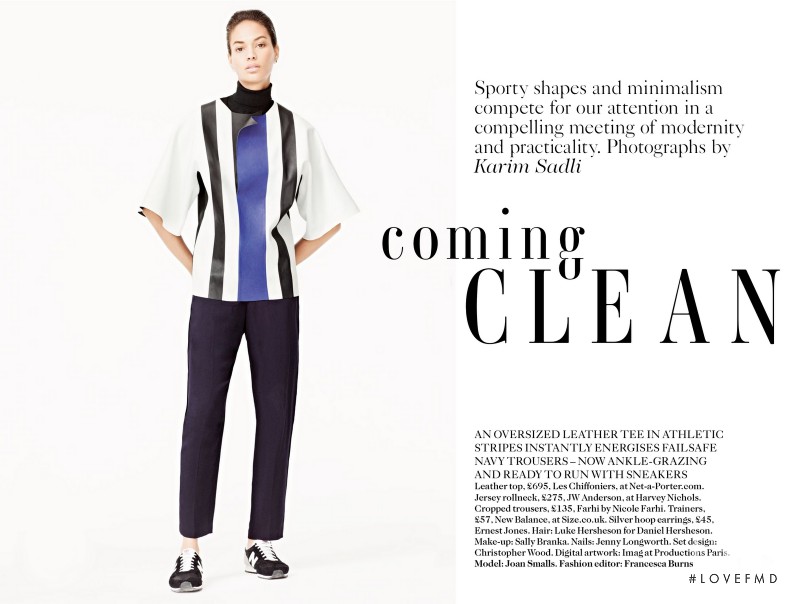 Joan Smalls featured in Coming Clean, November 2012