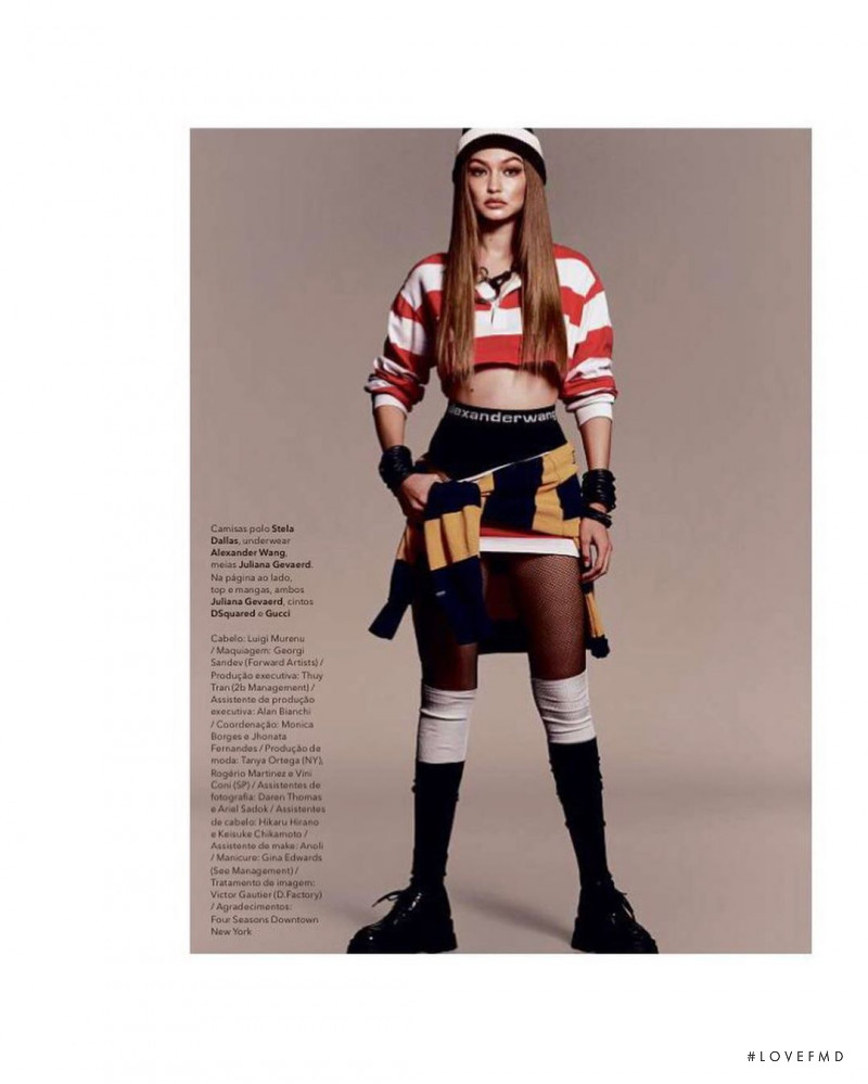 Gigi Hadid featured in Para Sempre Nirvana, September 2019