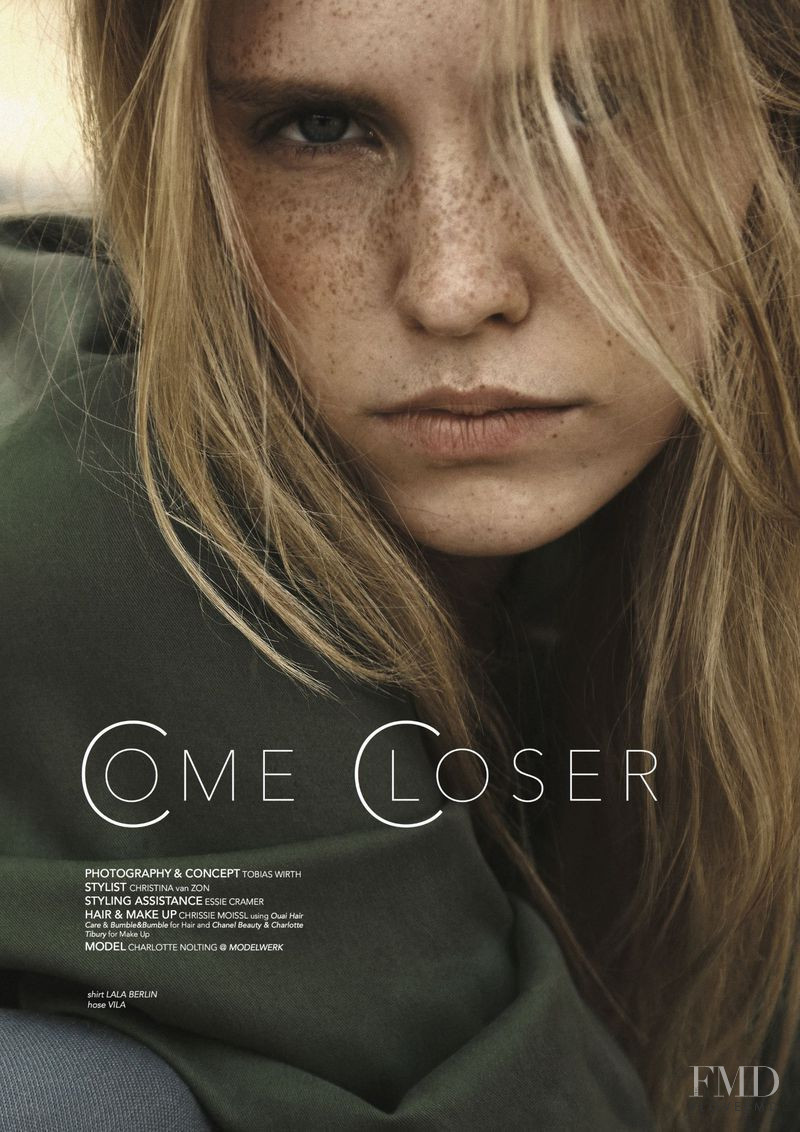 Charlotte Nolting featured in Come Closer, September 2018