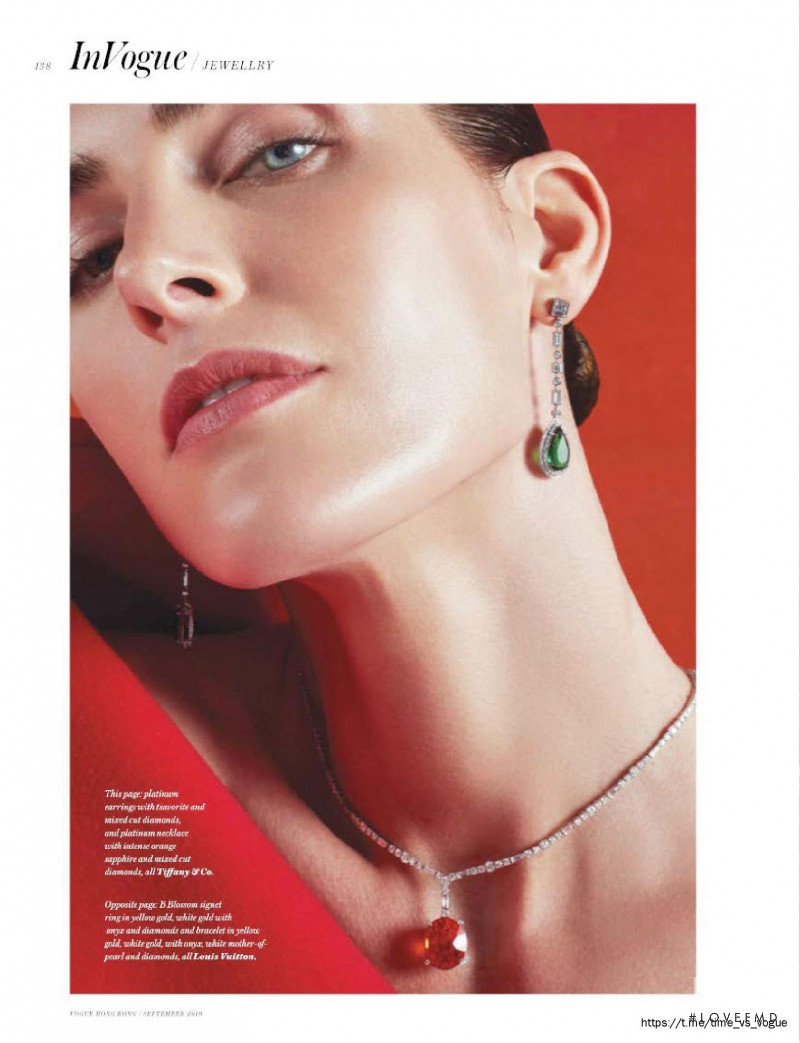 Hilary Rhoda featured in Master piece, September 2019