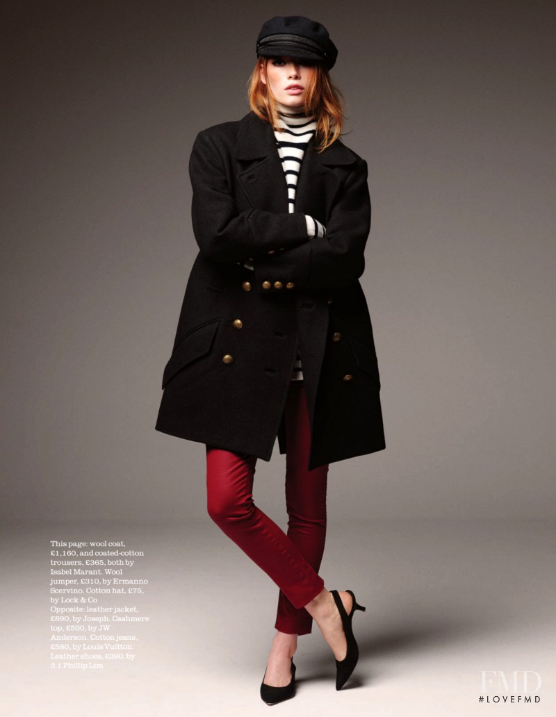 Julia Hafstrom featured in Paint It Black, November 2012