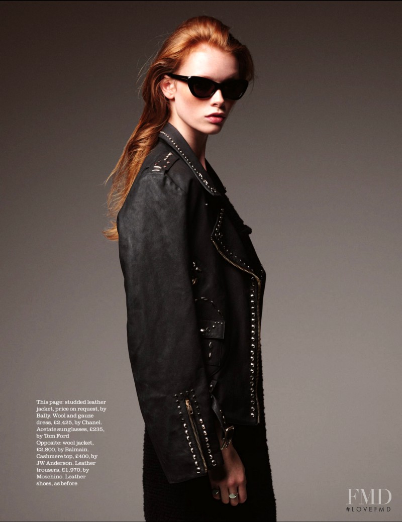 Julia Hafstrom featured in Paint It Black, November 2012