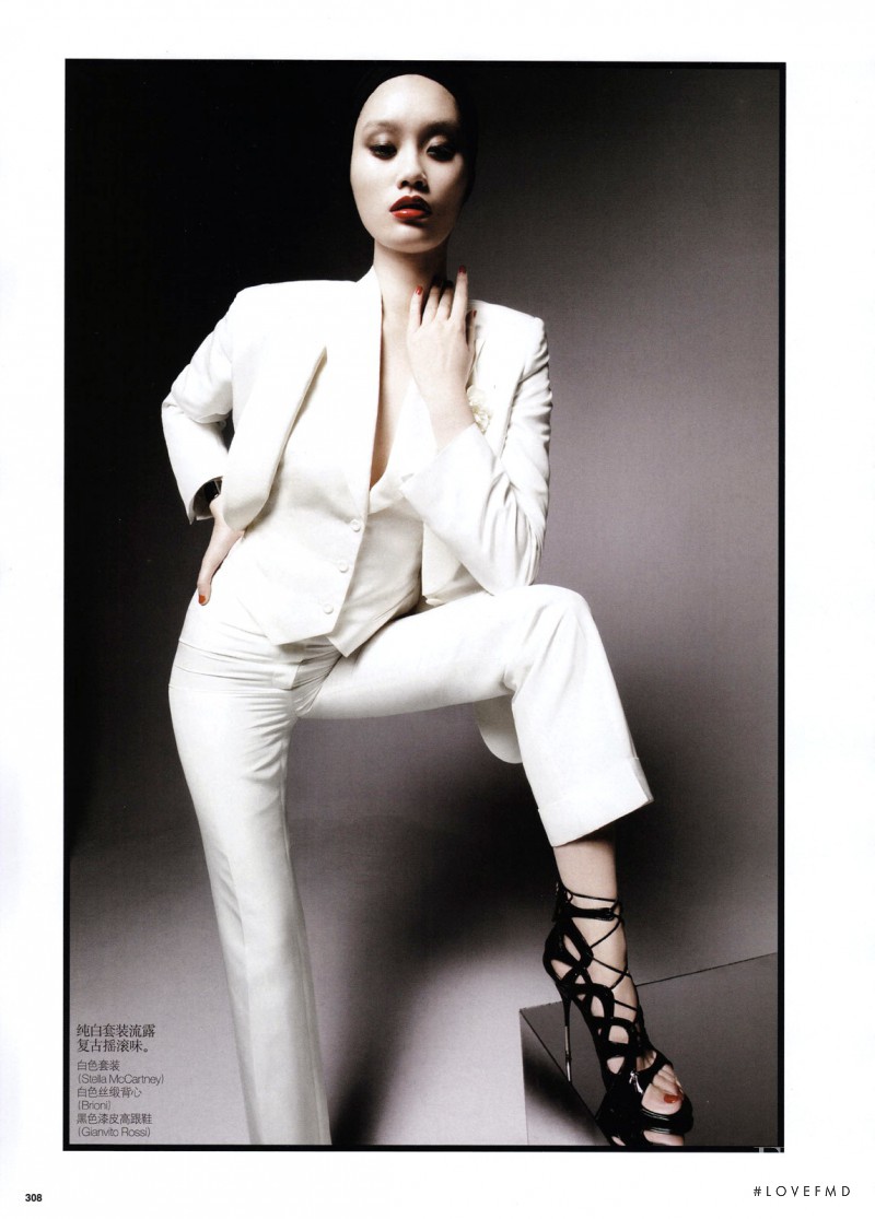 Ming Xi featured in Handsome Woman, February 2011