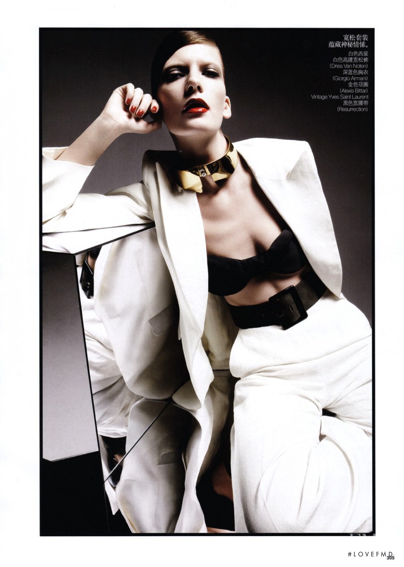 Valerija Kelava featured in Handsome Woman, February 2011