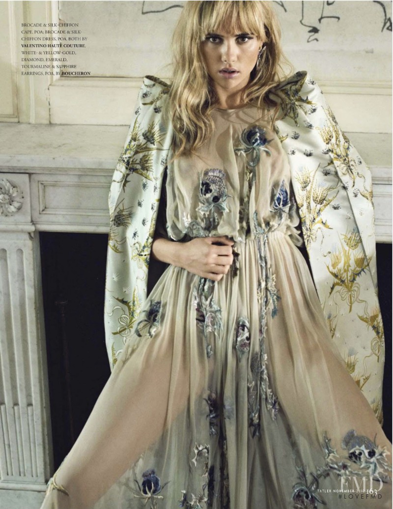 Suki Alice Waterhouse featured in Couture, November 2012