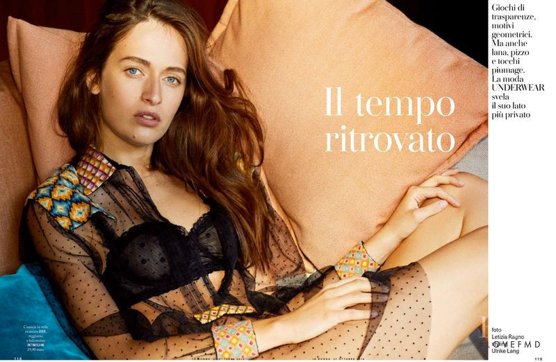 Benedetta Casaluci featured in Il Tempo Ritrovato, October 2018