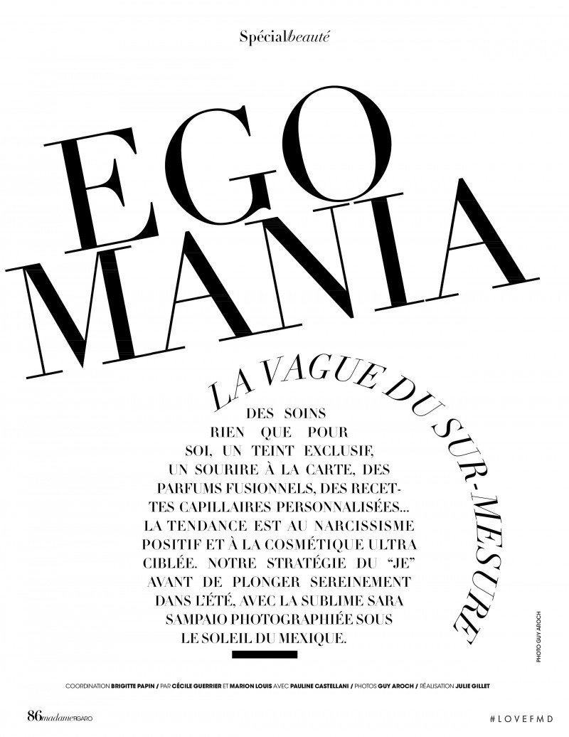 Ego Mania, April 2018