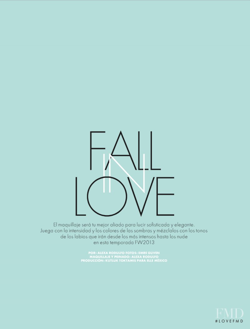 Fall In Love, October 2012