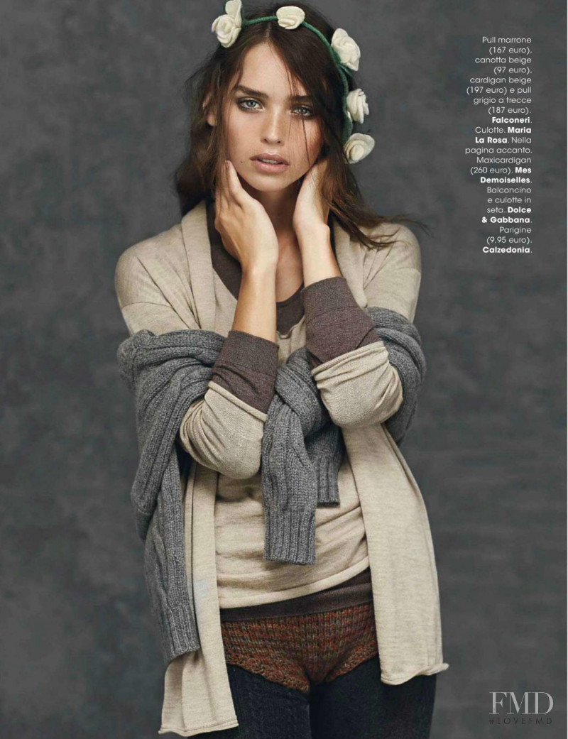 Carolina Sanchez featured in Autunno Soft, September 2014