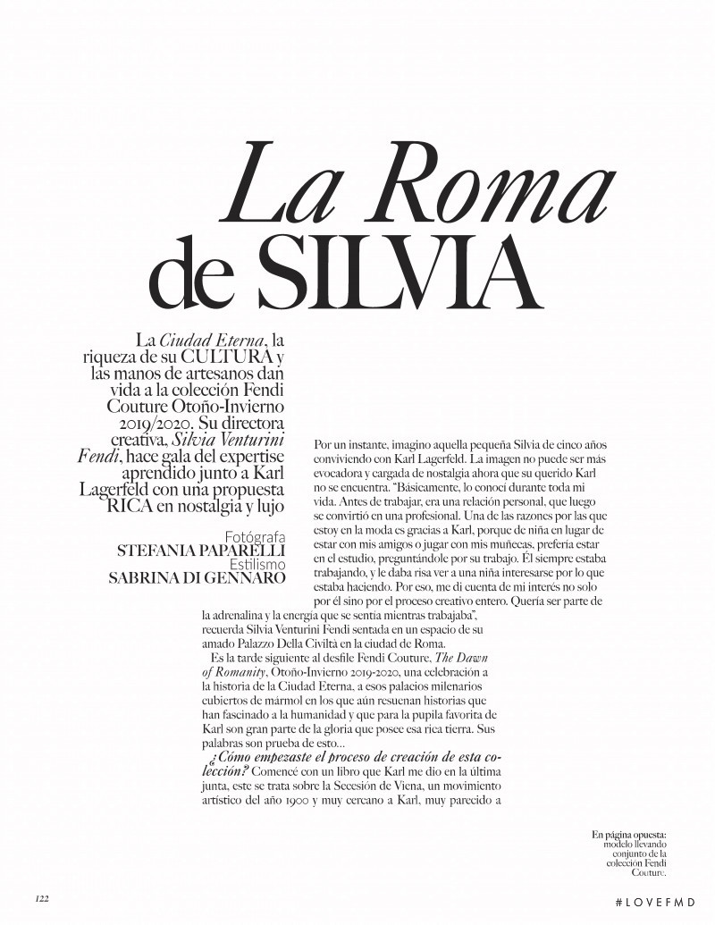 La Roma de Silvia, November 2019