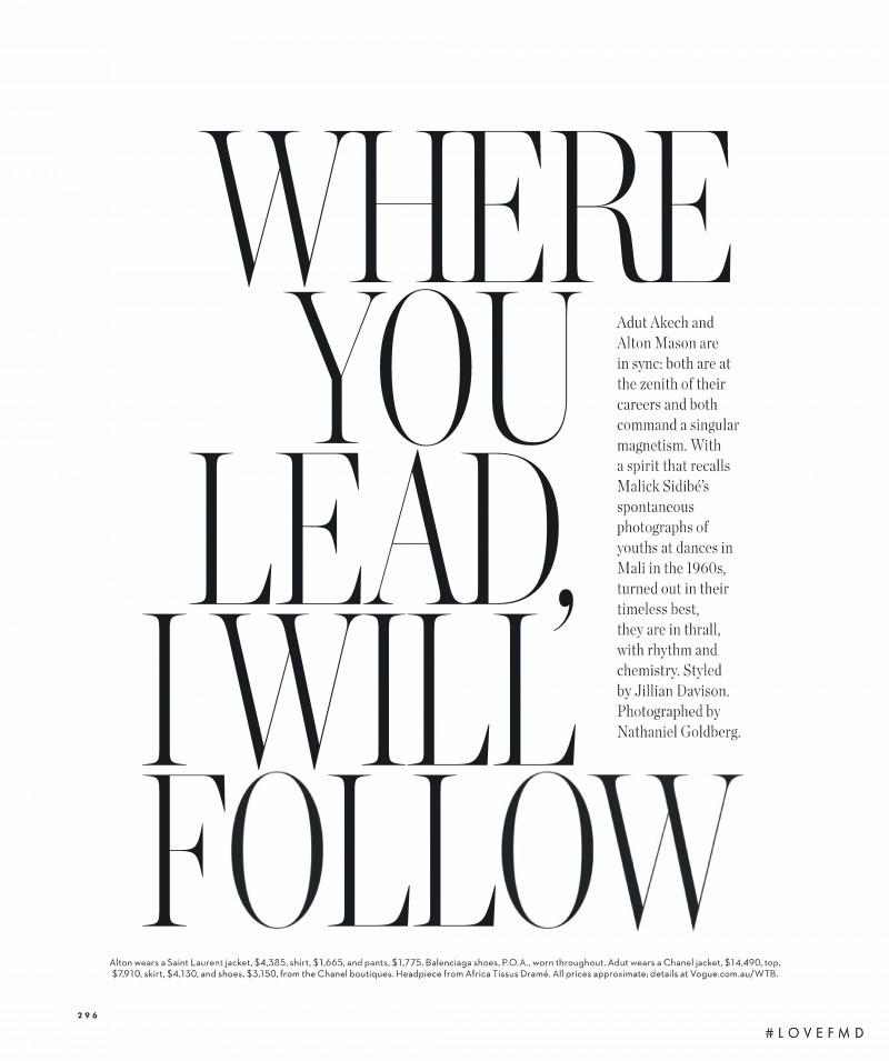 Where You Lead, I Will Follow, December 2019