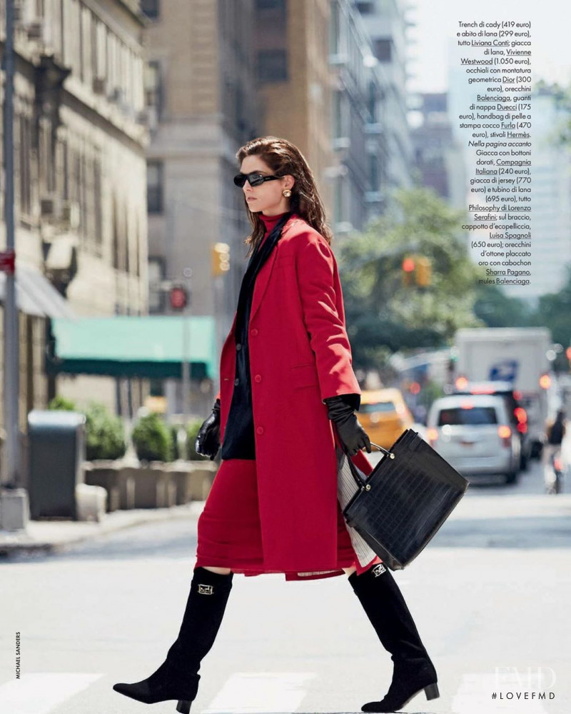 Hilary Rhoda featured in Vedo Rosso, December 2019