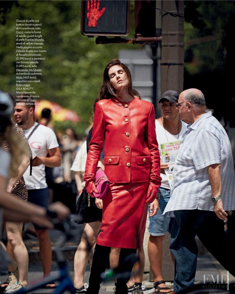 Hilary Rhoda featured in Vedo Rosso, December 2019