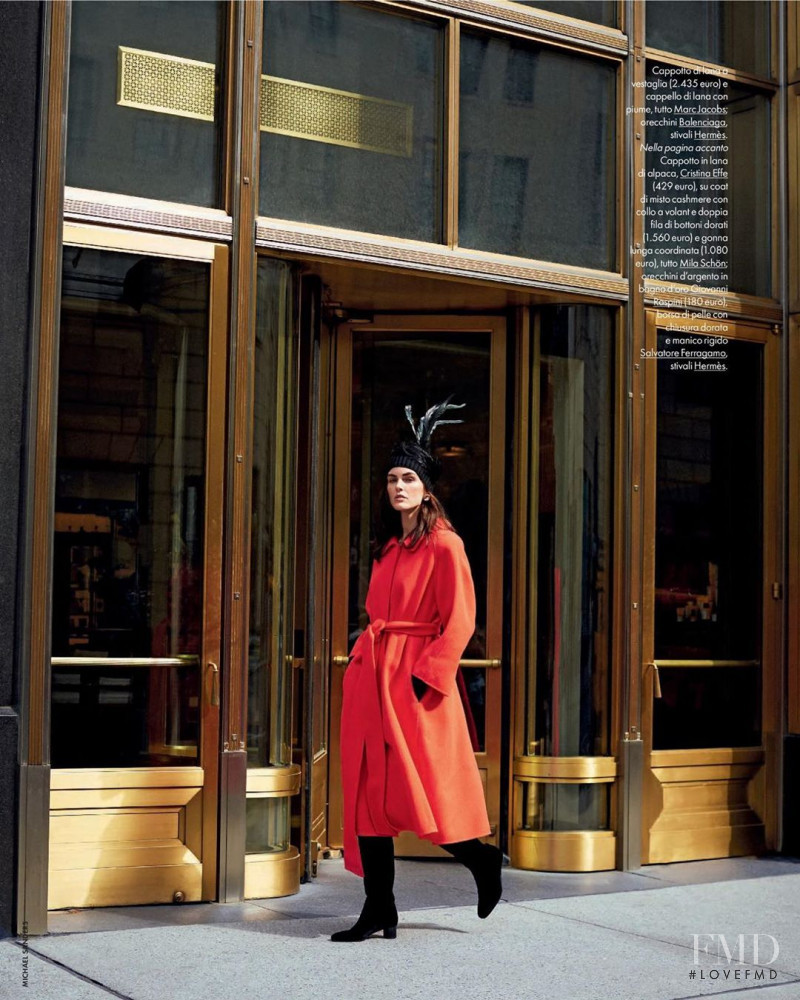 Hilary Rhoda featured in Vedo Rosso, December 2019