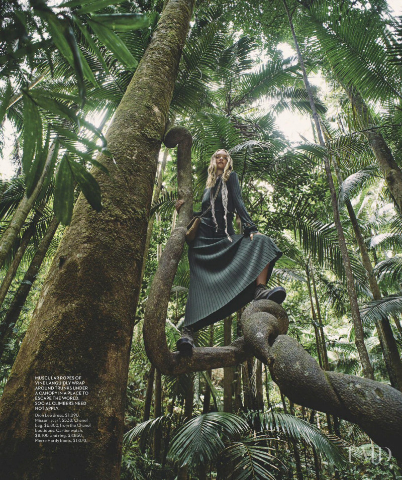 Gemma Ward featured in Tomorrowland, December 2019