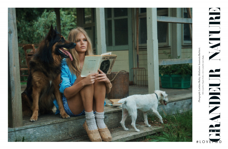 Anna Ewers featured in Grandeur Nature, November 2019