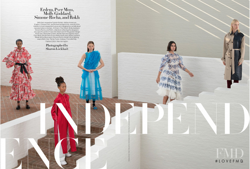 Adesuwa Aighewi featured in Vogue Values, January 2020