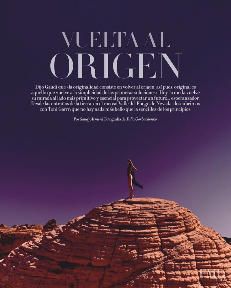 Toni Garrn featured in Vuelta Al Origen, January 2020