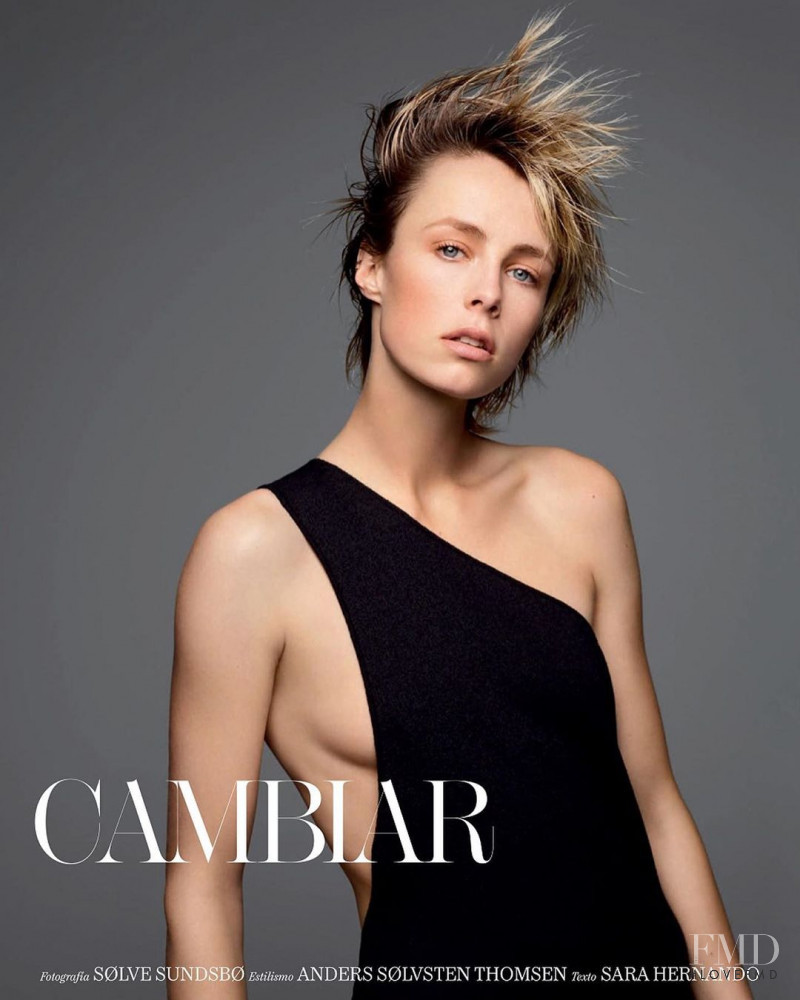 Edie Campbell featured in Cambiar, January 2020