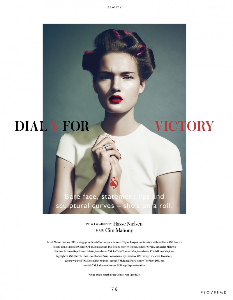 Kirsi Pyrhonen featured in Dial V For Victory, September 2012