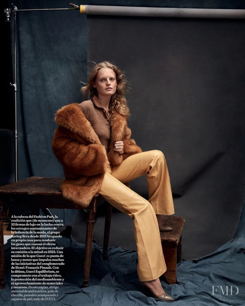 Hanne Gaby Odiele featured in Modelos de Compromiso, January 2020