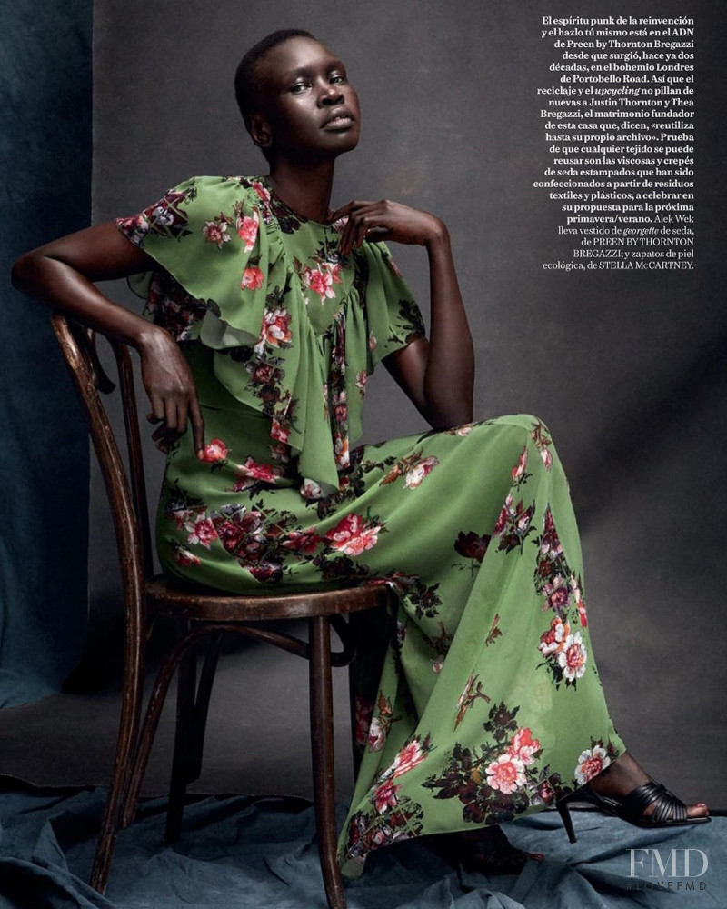 Alek Wek featured in Modelos de Compromiso, January 2020