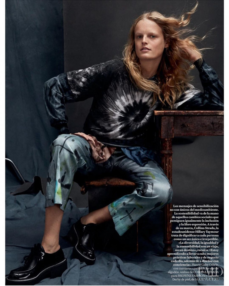 Hanne Gaby Odiele featured in Modelos de Compromiso, January 2020