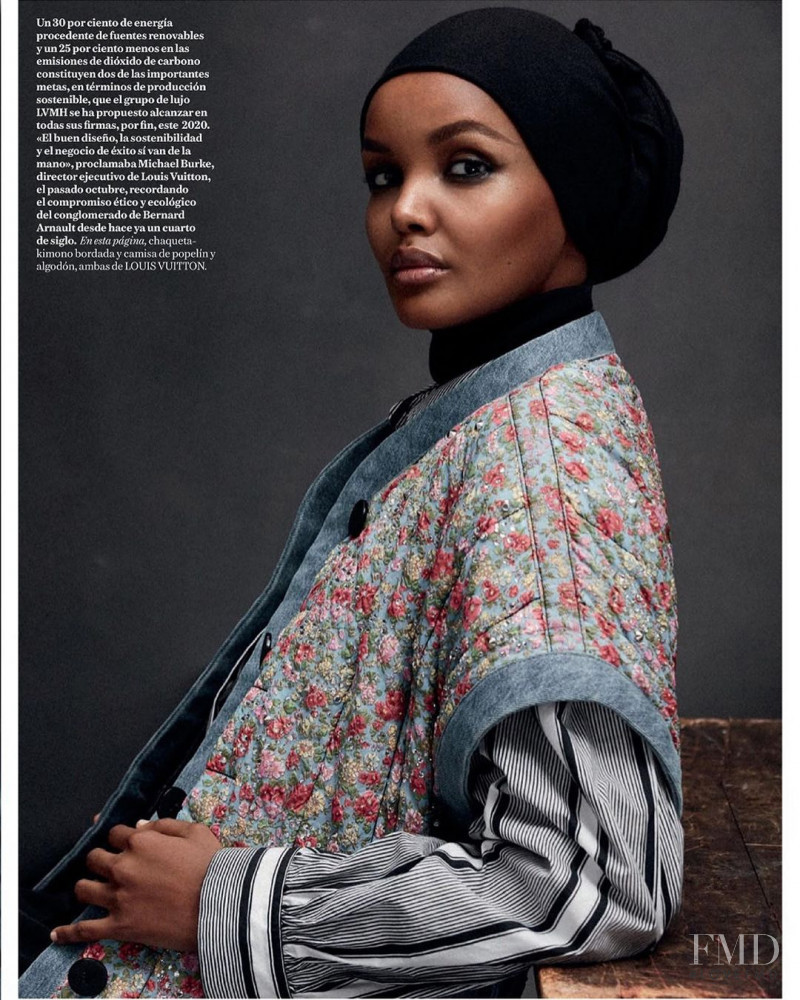 Halima Aden featured in Modelos de Compromiso, January 2020