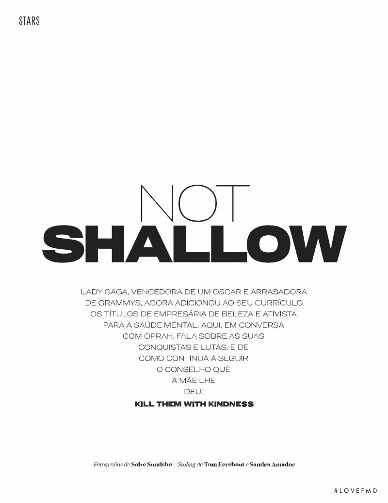 Not Shallow, January 2010