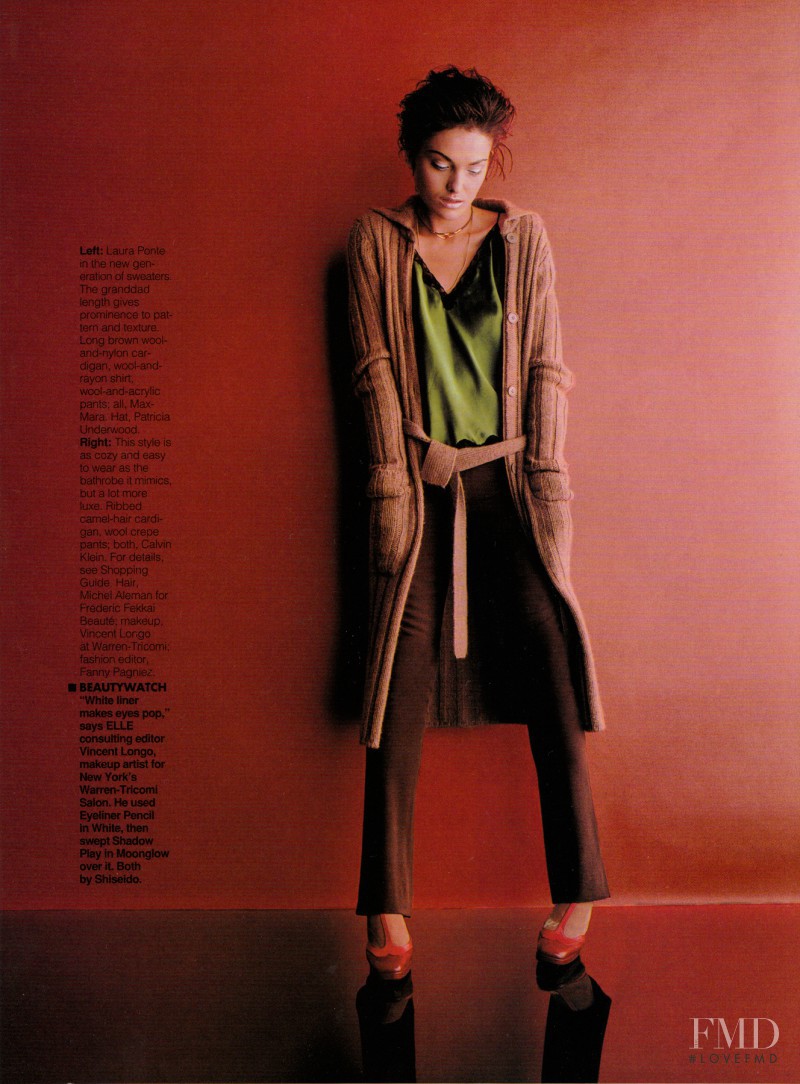 Laura Ponte featured in The Long Cardigan, September 1997