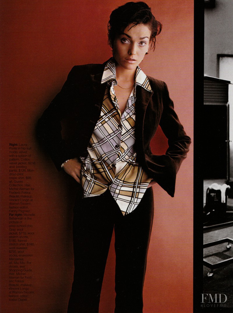 Laura Ponte featured in The Long Cardigan, September 1997