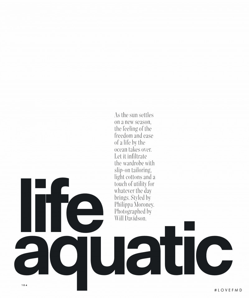 Life Aquatic, January 2020