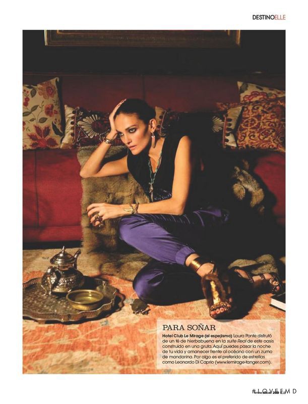 Laura Ponte featured in Cool Tanger, January 2011