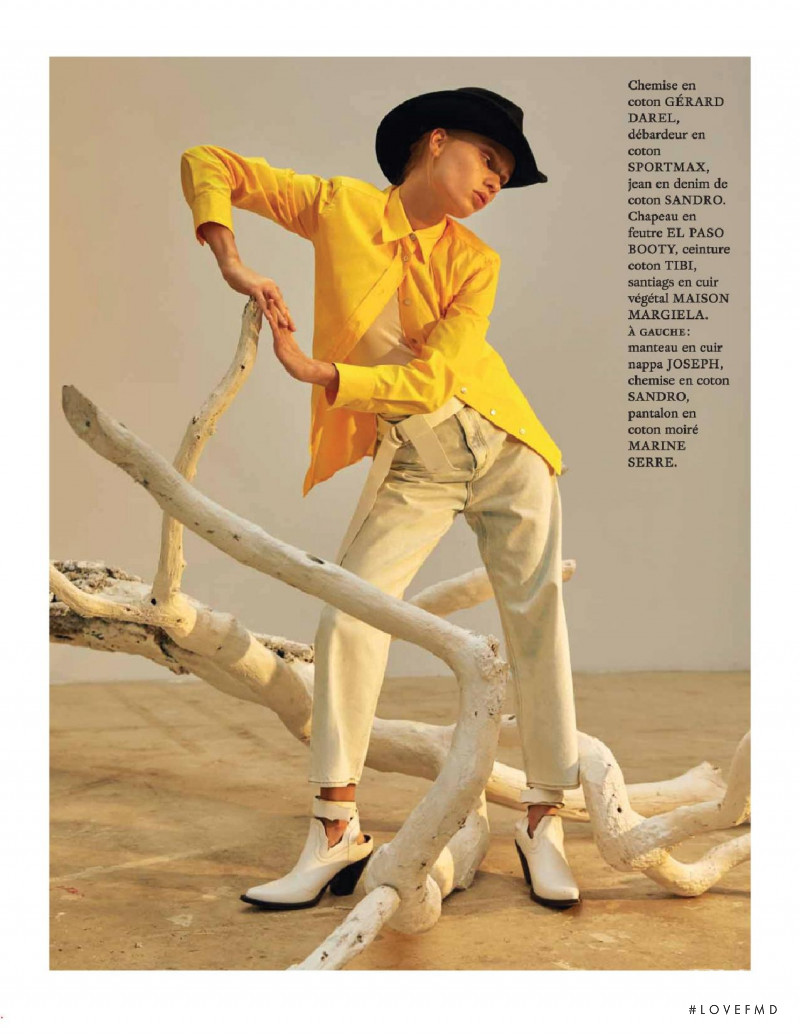 Karina Kozionova featured in Total western, May 2018