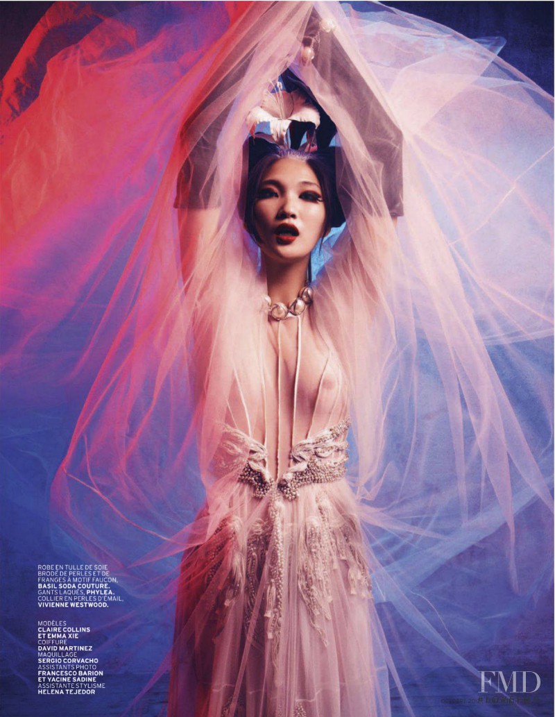 Emma Xie featured in Extreme Couture, October 2012