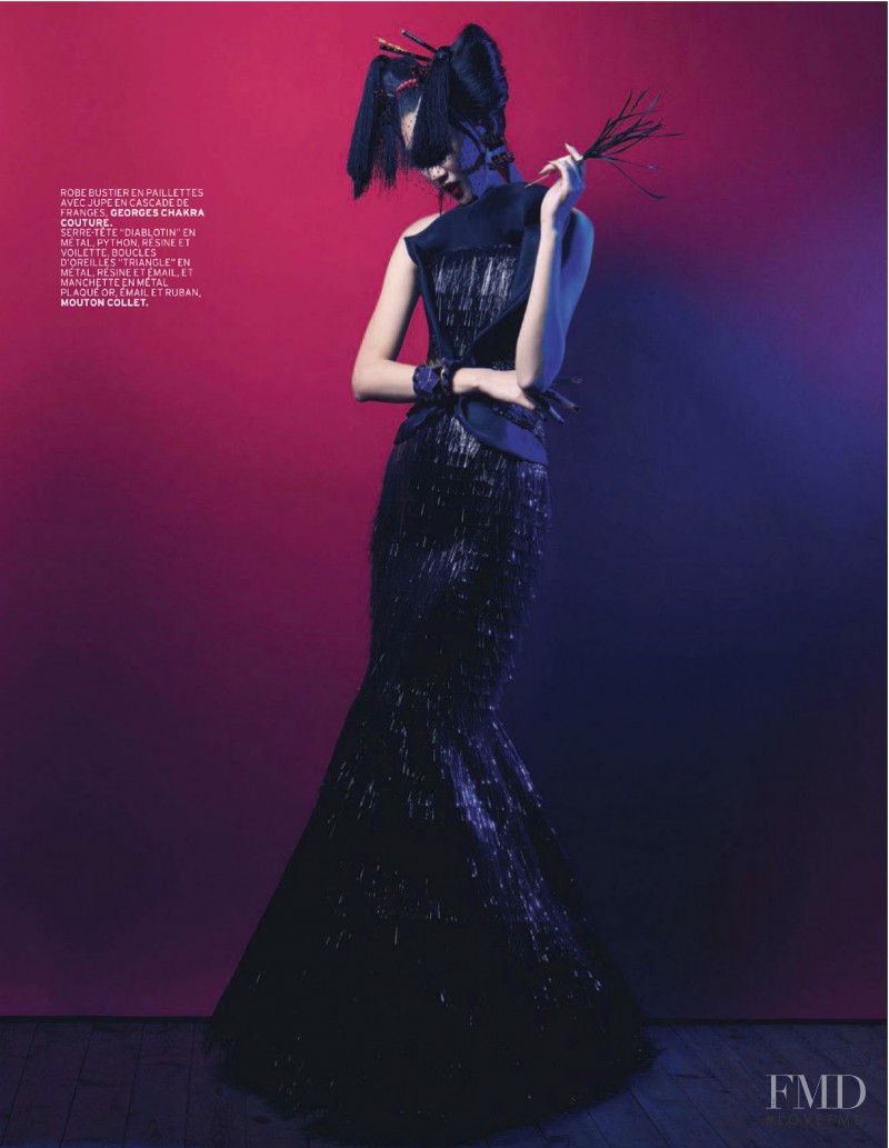 Emma Xie featured in Extreme Couture, October 2012