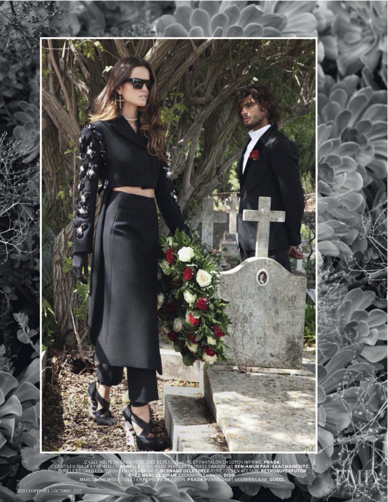 Izabel Goulart featured in Taormina Mon Amour, October 2012