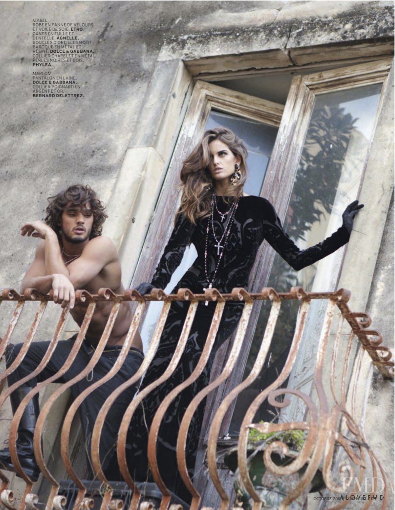 Izabel Goulart featured in Taormina Mon Amour, October 2012