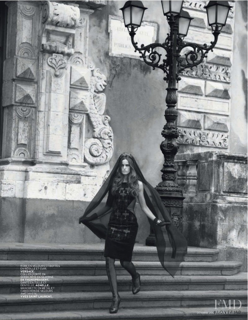 Izabel Goulart featured in Taormina Mon Amour, October 2012