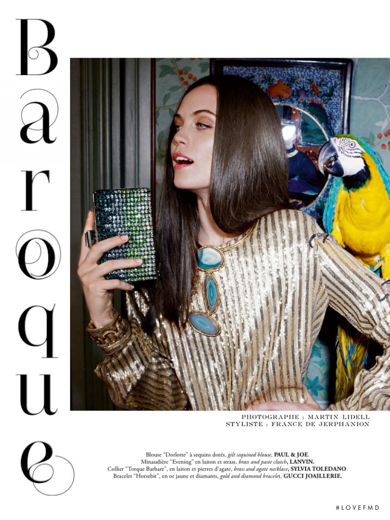 Taylor Warren featured in Baroque, October 2012