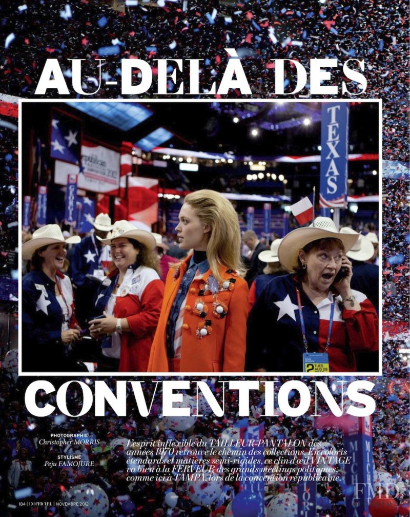 Heidi Harrington-Johnson featured in Au-Dela Des Conventions, November 2012