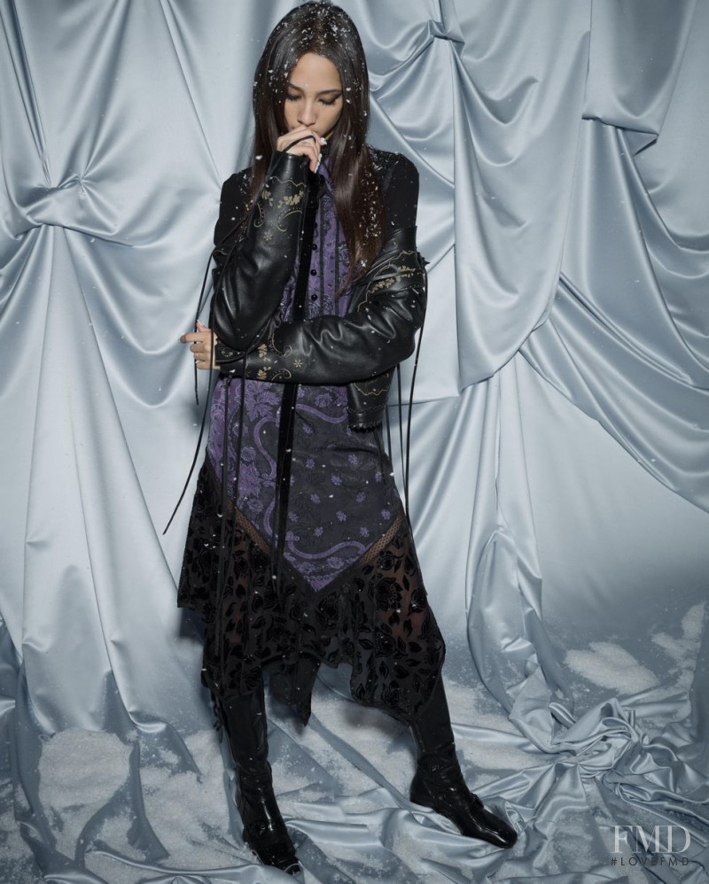 Yasmin Wijnaldum featured in Frosty Fashion, February 2018