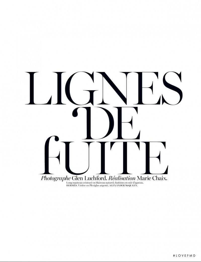 Lignes De Fuite, November 2012