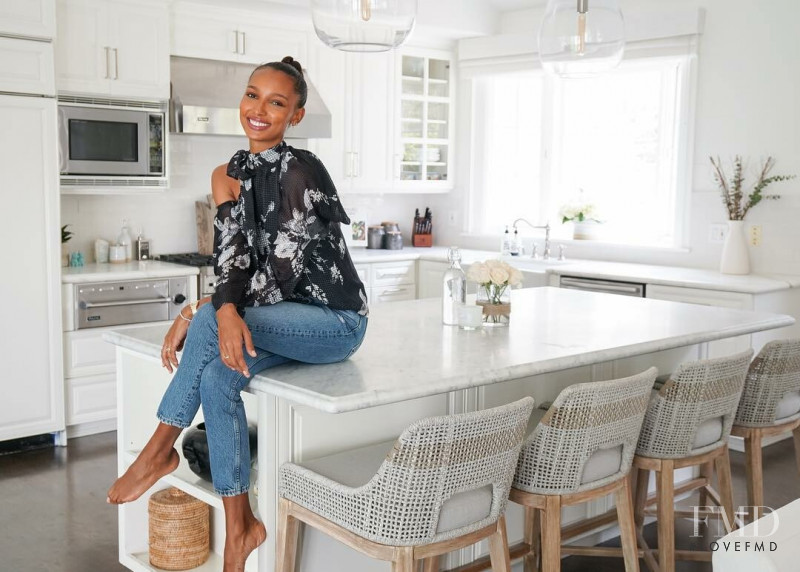 Jasmine Tookes featured in LA Home, March 2019