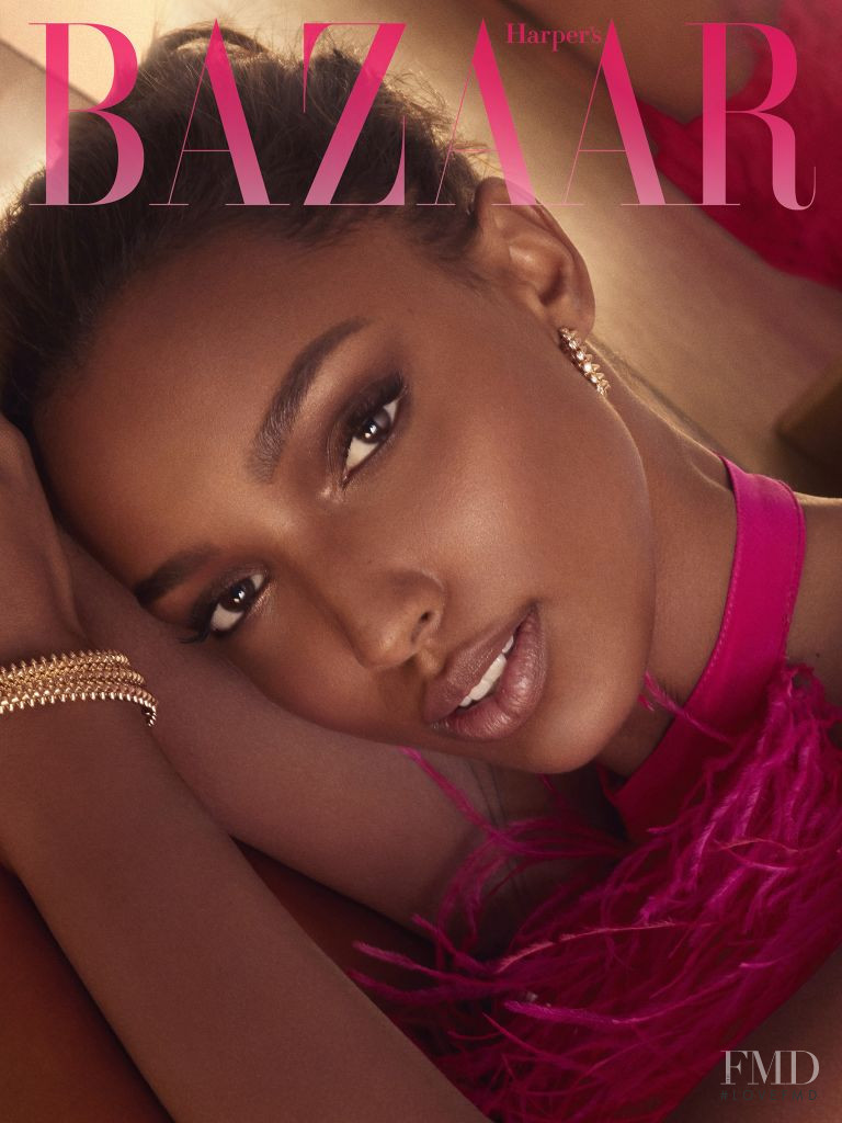 Jasmine Tookes featured in Shine Bright, April 2019