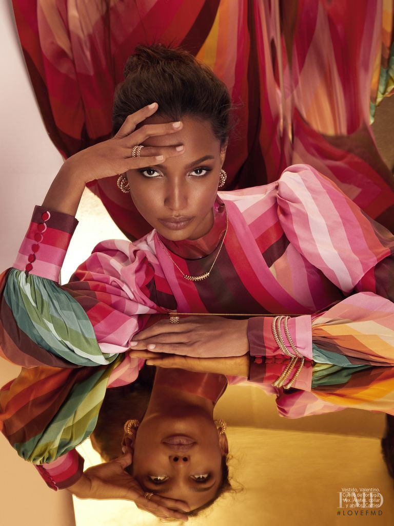 Jasmine Tookes featured in Shine Bright, April 2019