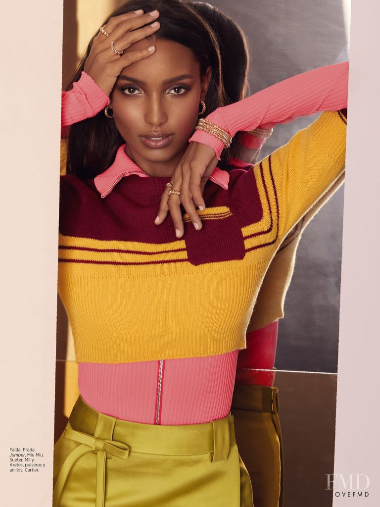 Jasmine Tookes featured in Shine Bright, April 2019