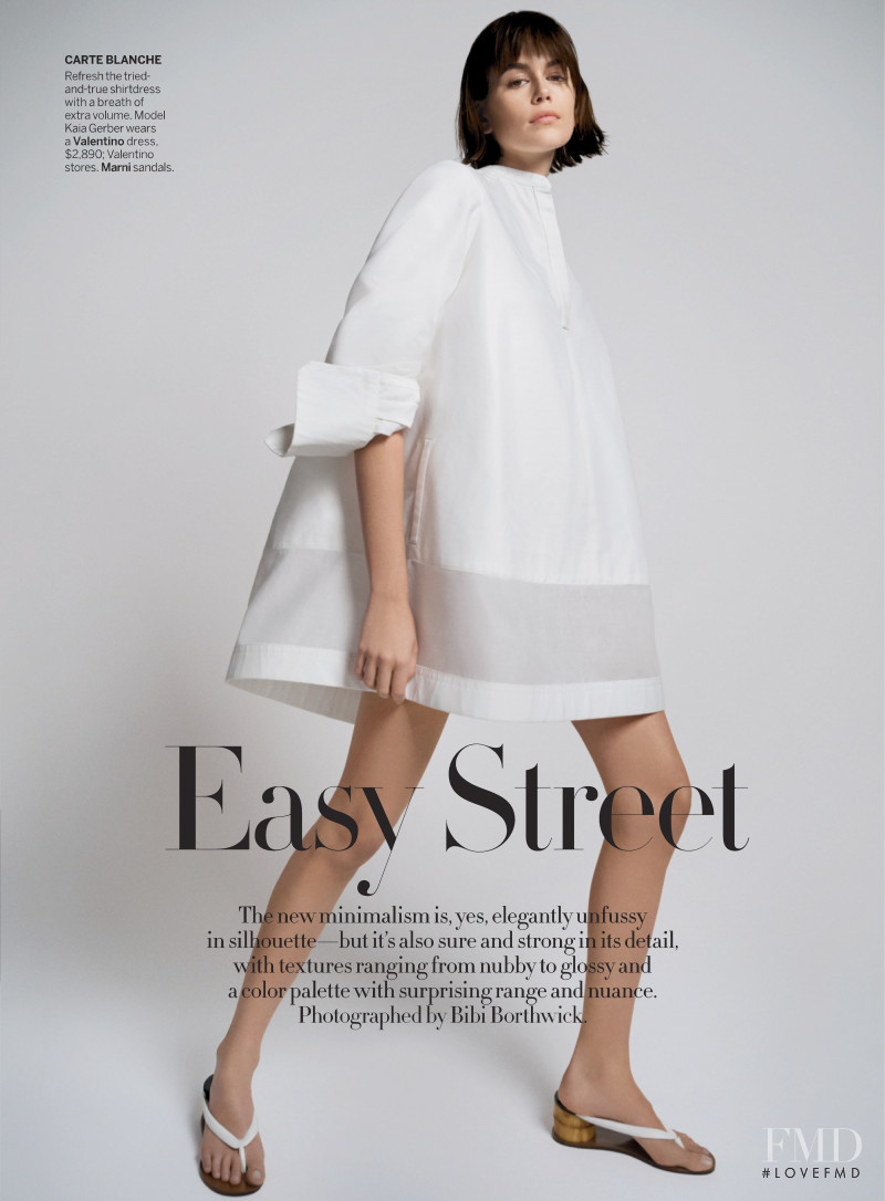 Kaia Gerber featured in Easy Street, February 2020